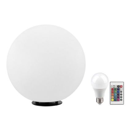 Eglo 55786 - LED RGBW Spoljašnja lampa MONTEROLO-C 1xE27/9W/230V 2700-6500K IP65 pr. 30 cm + Daljinski upravljač