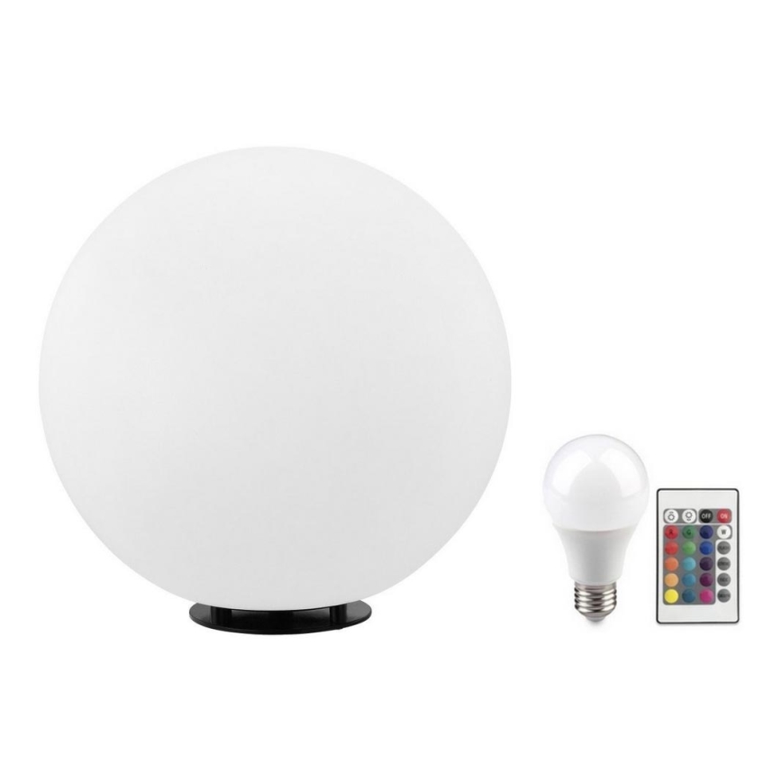 Eglo 55786 - LED RGBW Spoljašnja lampa MONTEROLO-C 1xE27/9W/230V 2700-6500K IP65 pr. 30 cm + Daljinski upravljač