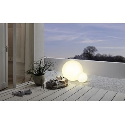 Eglo 55786 - LED RGBW Spoljašnja lampa MONTEROLO-C 1xE27/9W/230V 2700-6500K IP65 pr. 30 cm + Daljinski upravljač