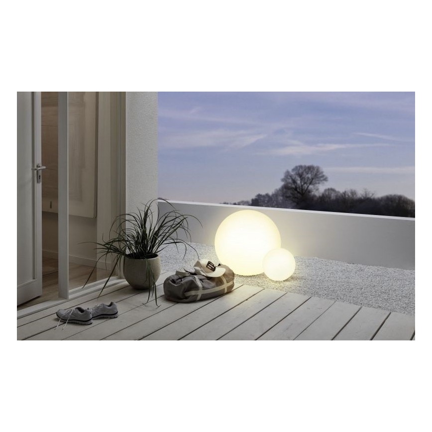 Eglo 55786 - LED RGBW Spoljašnja lampa MONTEROLO-C 1xE27/9W/230V 2700-6500K IP65 pr. 30 cm + Daljinski upravljač