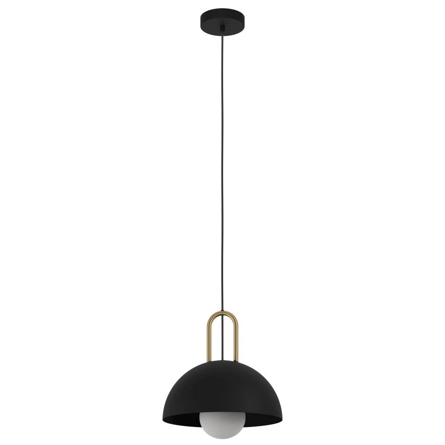Eglo 56459 - Luster na sajli CALMANERA 1xE27/40W/230V crna