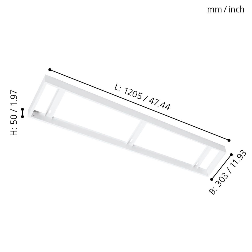 Eglo - Okvir za osvetljenje 1205x303mm