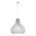 Eglo 61716 - Luster na sajli TINDORI 1xE27/60W/230V pr. 60 cm bela