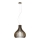 Eglo 61917 - Luster na sajli TINDORI 1xE27/60W/230V pr. 38 cm braon