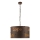 Eglo 62331 - Luster na lancu COLDINGHAM PRO 3xE27/60W/230V braon