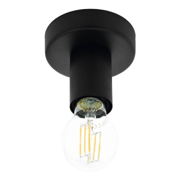 Eglo 64104 - Plafonjera IGUALA 1xE27/40W/230V crno