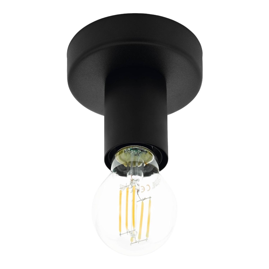 Eglo 64104 - Plafonjera IGUALA 1xE27/40W/230V crno