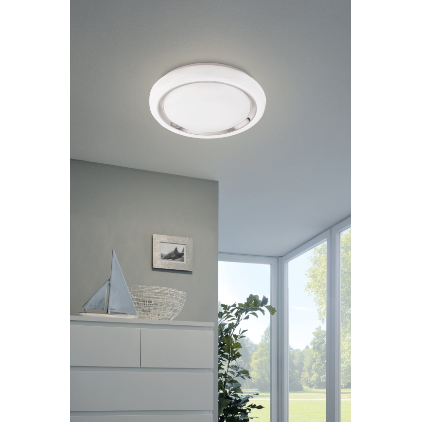 Eglo 64529 - LED RGBW Prigušiva plafonjera CAPASSO-C LED/17W/230V bela