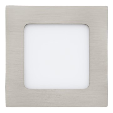 Eglo 64608 - LED Ugradbena lampa FUEVA 1 PRO LED/5,5W/230V 3000K 12x12 cm krom