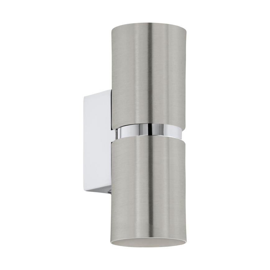 Eglo 64794 - LED Zidna lampa PASSA PRO 2xGU10/3,3W/230V 3000K mat krom