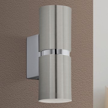 Eglo 64794 - LED Zidna lampa PASSA PRO 2xGU10/3,3W/230V 3000K mat krom