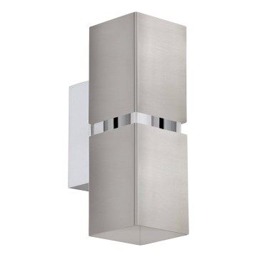 Eglo 64797 - LED Zidna lampa PASSA PRO 2xGU10/3,3W/230V 3000K mat krom