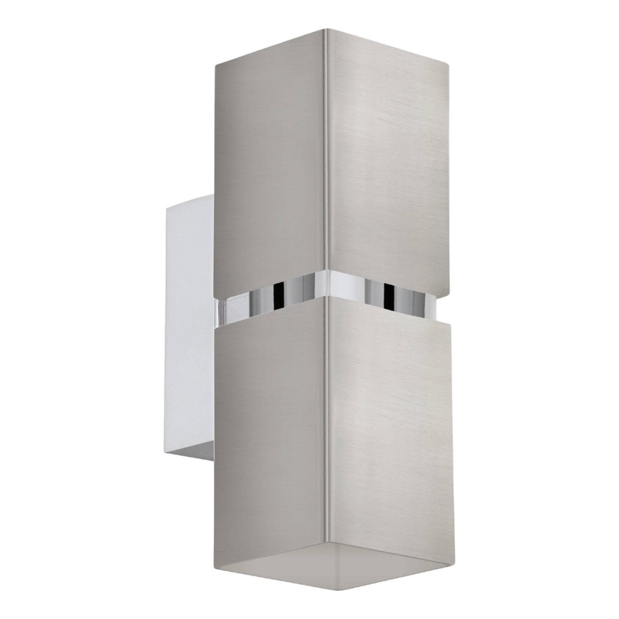 Eglo 64797 - LED Zidna lampa PASSA PRO 2xGU10/3,3W/230V 3000K mat krom