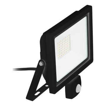 Eglo 64869 - LED Reflektor sa senzorom FILETTI LED/10W/230V 3000K IP44 crno