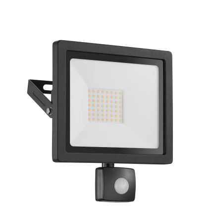 Eglo 64869 - LED Reflektor sa senzorom FILETTI LED/10W/230V 3000K IP44 crno