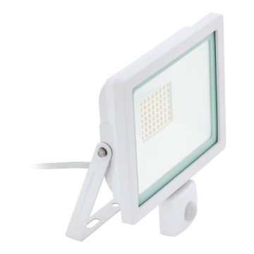 Eglo 64875 - LED Reflektor sa senzorom FILETTI LED/20W/230V 3000K IP44 bela