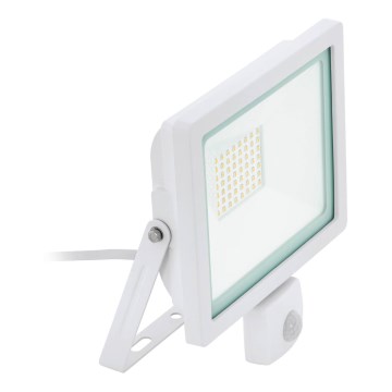 Eglo 64876 - LED Reflektor sa senzorom FILETTI LED/30W/230V 3000K IP44 bela