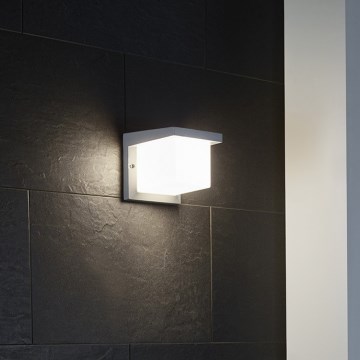 Eglo 65045 - LED Spoljna zidna lampa DESELLA PRO LED/10W/230V IP54 srebrno