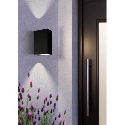 Eglo 74023 - Spoljašnja zidna lampa SCOGLIERA 2xGU10/5W/230V IP44