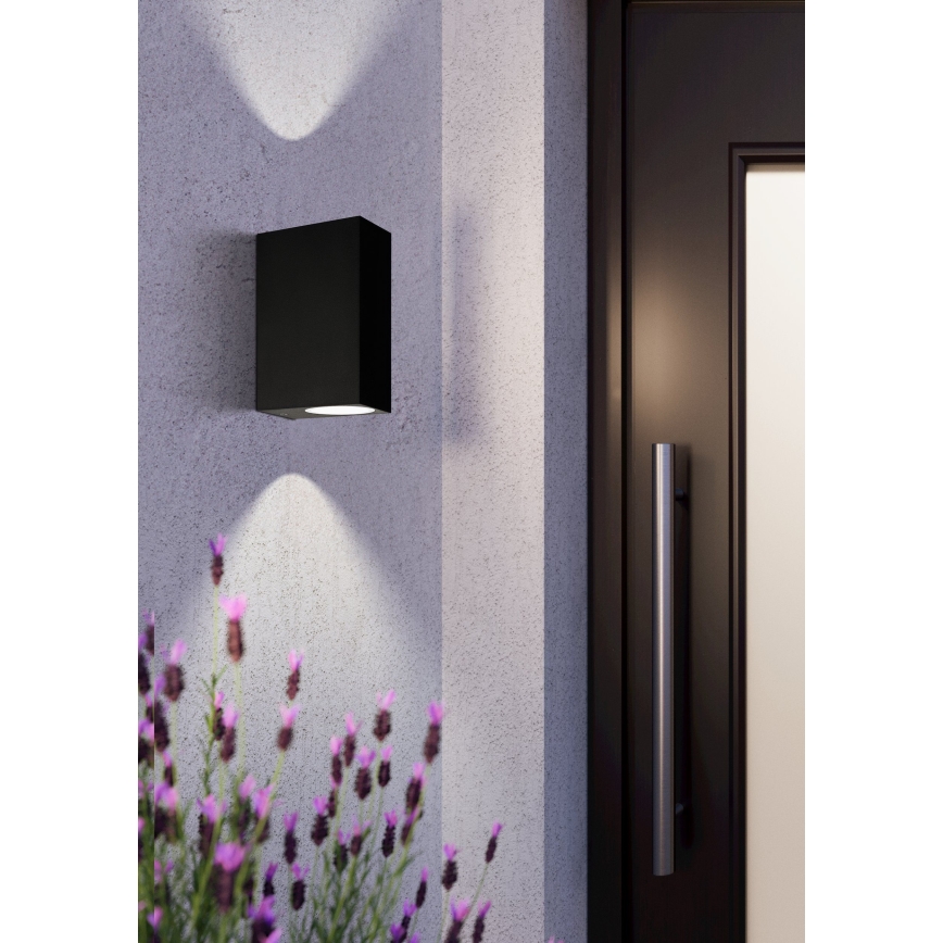 Eglo 74023 - Spoljašnja zidna lampa SCOGLIERA 2xGU10/5W/230V IP44