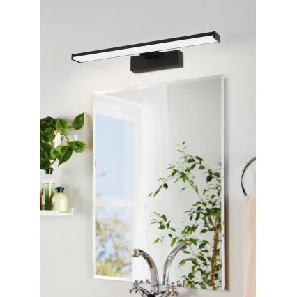 Eglo 74061 - LED rasveta za ogledalo u kupatilu GALENZANA LED/7,4W/230V 4000K 40 cm IP44 crno