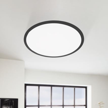 Eglo 75577 - LED Prigušiva plafonjera SALOBRENA-TW LED/32,5W/230V 2700-6500K pr. 60 cm + Daljinski upravljač