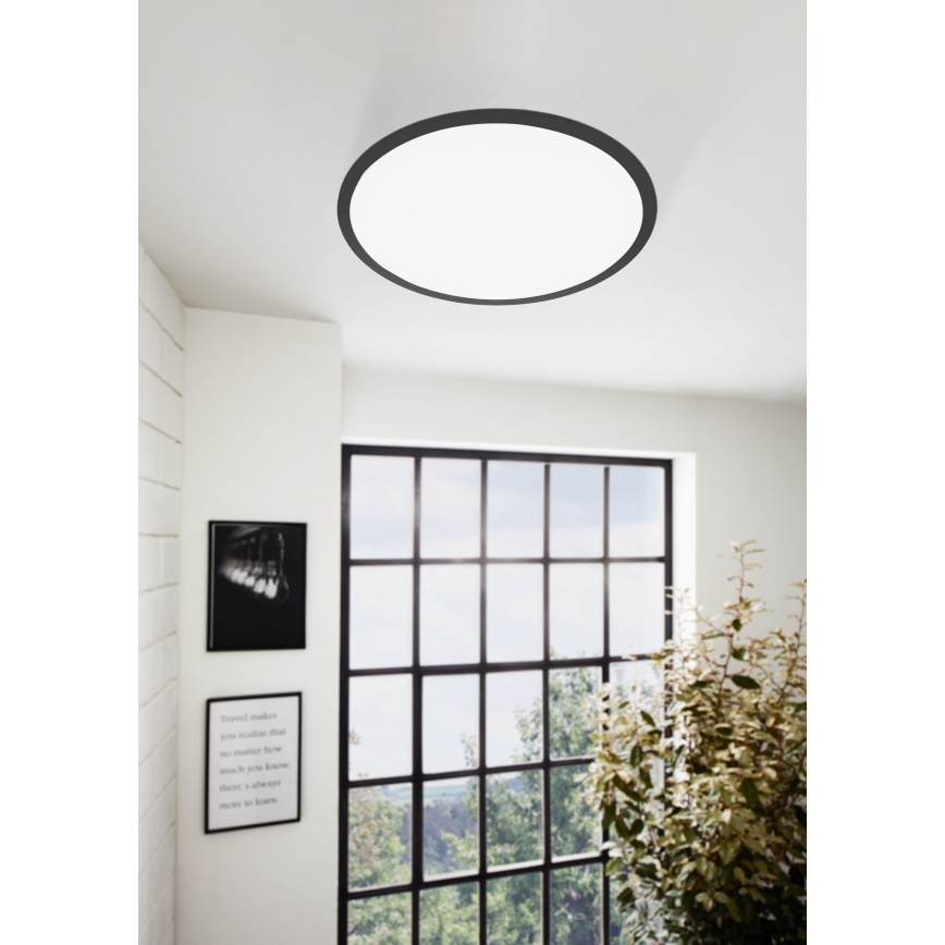 Eglo 75577 - LED Prigušiva plafonjera SALOBRENA-TW LED/32,5W/230V 2700-6500K pr. 60 cm + Daljinski upravljač