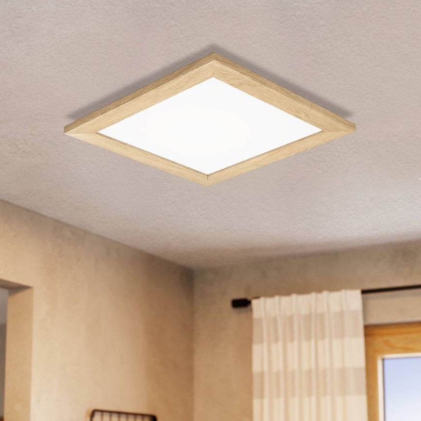 Eglo 75643 - LED Plafonjera CALEMAR LED/19W/230V 4000K 43,7x 43,7 cm braon