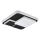 Eglo 75667 - LED Plafonjera LEPRESO LED/19,5W/230V 38,5x38,5 cm crno
