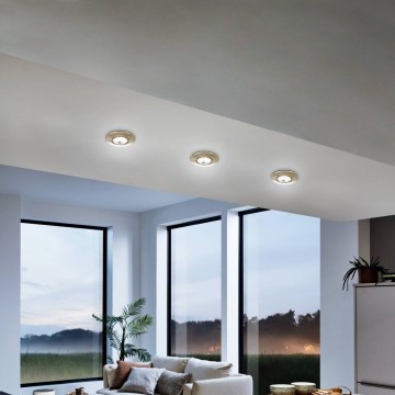 Eglo 75765 - Set 3x LED Ugradbena lampa ZUJAR LED/3,4W/230V krom