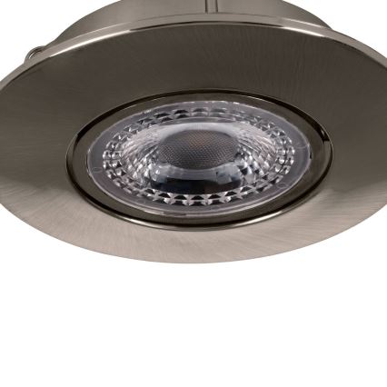 Eglo 75765 - Set 3x LED Ugradbena lampa ZUJAR LED/3,4W/230V krom