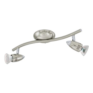 Eglo 78023 - LED Reflektorska lampa MAGNUM 2xGU10/3W/230V 3000K mat krom