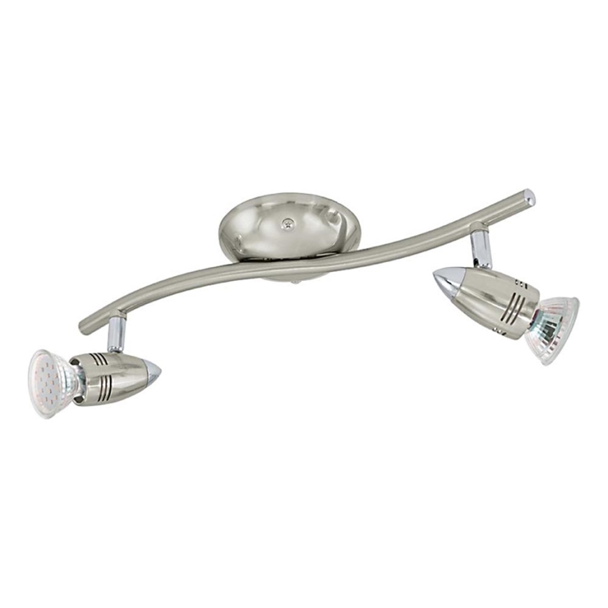 Eglo 78023 - LED Reflektorska lampa MAGNUM 2xGU10/3W/230V 3000K mat krom