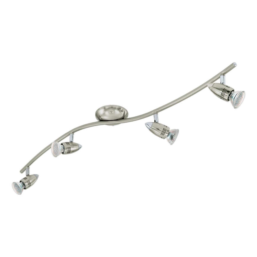 Eglo 78025 - LED Reflektorska lampa MAGNUM 4xGU10/3W/230V 3000K mat krom