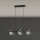 Eglo 780478 - Luster na sajli CALERINO 3xE27/40W/230V crno