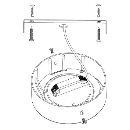 Eglo 78201 - LED Plafonjera FUEVA LED/16,5W/230V