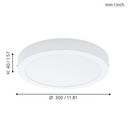 Eglo 78203 - LED Plafonjera FUEVA LED/22W/230V