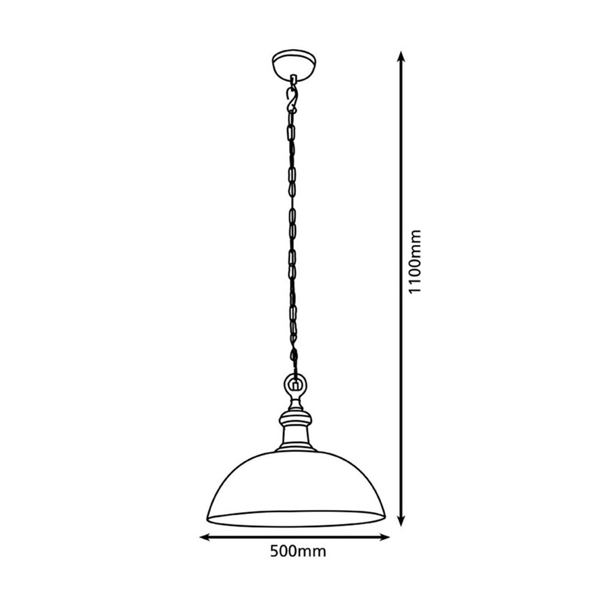 Eglo 78301 - Luster na sajli EASINGTON 1xE27/60W/230V pr. 500 mm