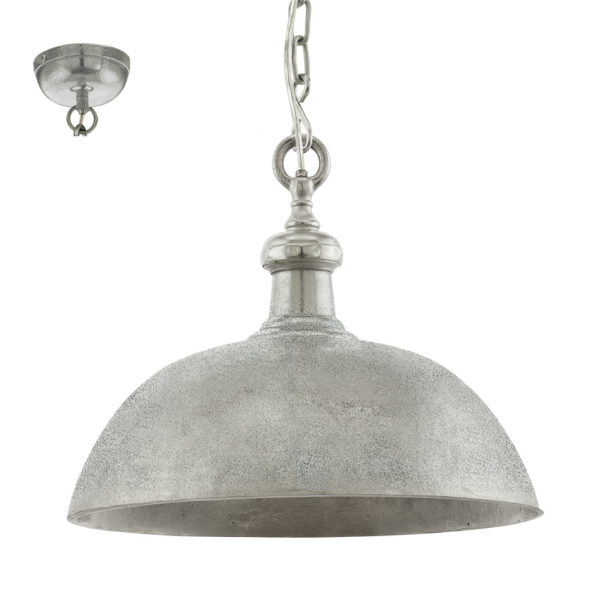 Eglo 78301 - Luster na sajli EASINGTON 1xE27/60W/230V, prečnik 500 mm