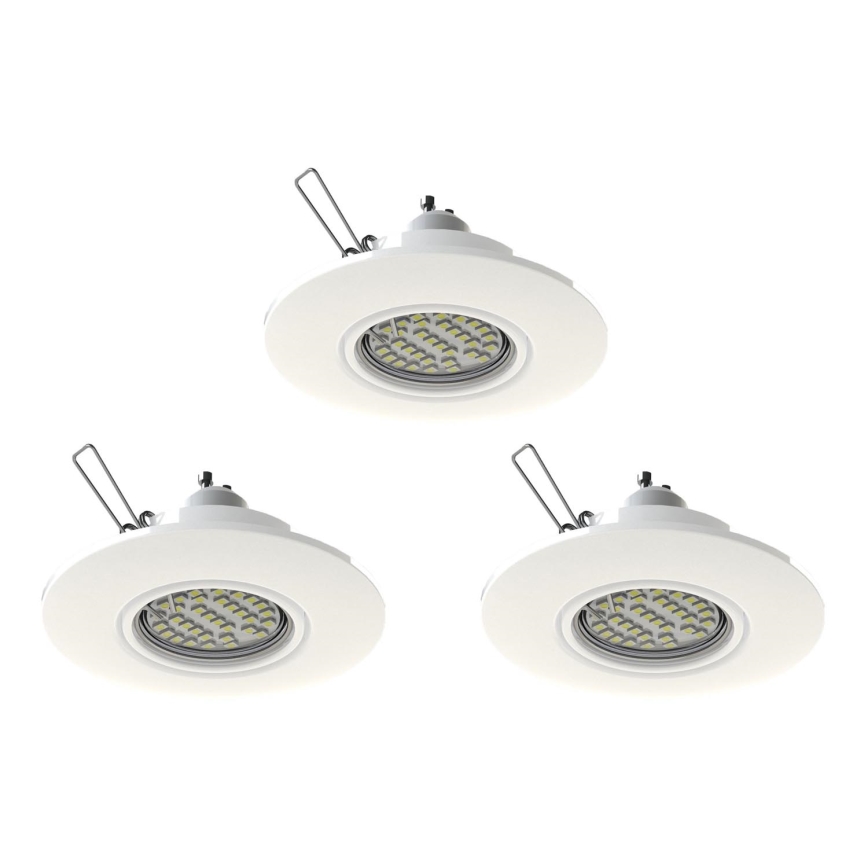 Eglo 78704 - Set 3x LED Ugradbena lampa PENETO 1xGU10/3,3W/230V bela