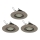 Eglo 78705 - Set 3x LED Ugradbena lampa PENETO 1xGU10/3,3W/230V krom