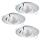 Eglo 78708 - Set 3x LED Ugradbena lampa TEDO 1xGU10/5W/230V