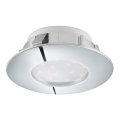 Eglo 78742 - LED Ugradna lampa PINEDA 1xLED/12W/230V sjajni krom
