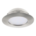 Eglo 78747 - LED prigušiva ugradna plafonska lampa PINEDA LED/12W/230V mat hrom