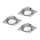 Eglo 78758 - Set 3x LED Ugradbena lampa PINEDA LED/6W/230V