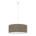 Eglo 79068 - Luster na sajli SITIA 3xE27/60W/230V braon