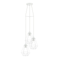 Eglo 79083 - Luster na sajli BYRON 3xE27/60W/230V beo