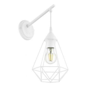 Eglo 79084 - Zidno svetilo BYRON 1xE27/60W/230V belo