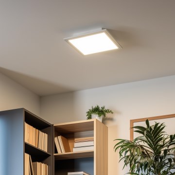 Eglo 79322 - LED Prigušiva plafonjera SALOBRENA LED/16W/230V 4000K 30x30 cm bela