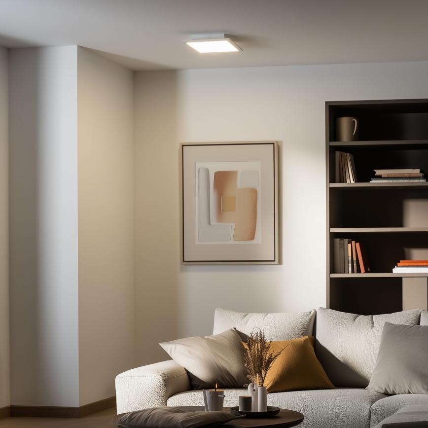 Eglo 79322 - LED Prigušiva plafonjera SALOBRENA LED/16W/230V 4000K 30x30 cm bela